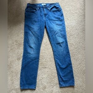 Frame Denim Blue Straight Jeans